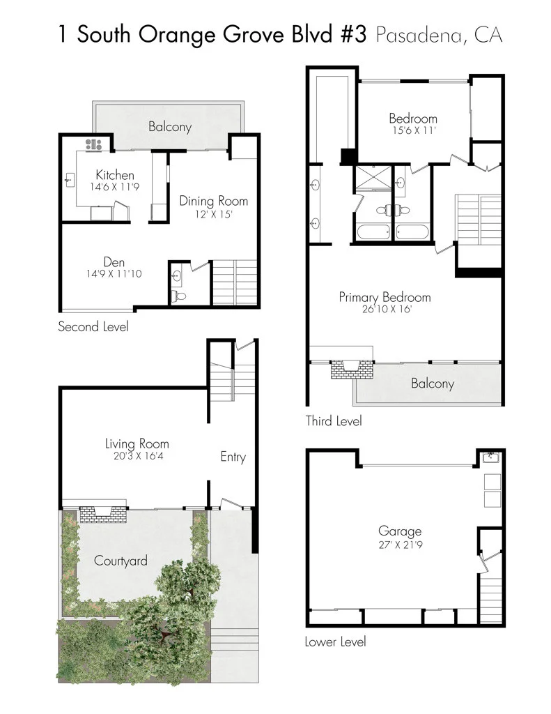 1 S Orange Grove Boulevard 3, Pasadena, CA 91105