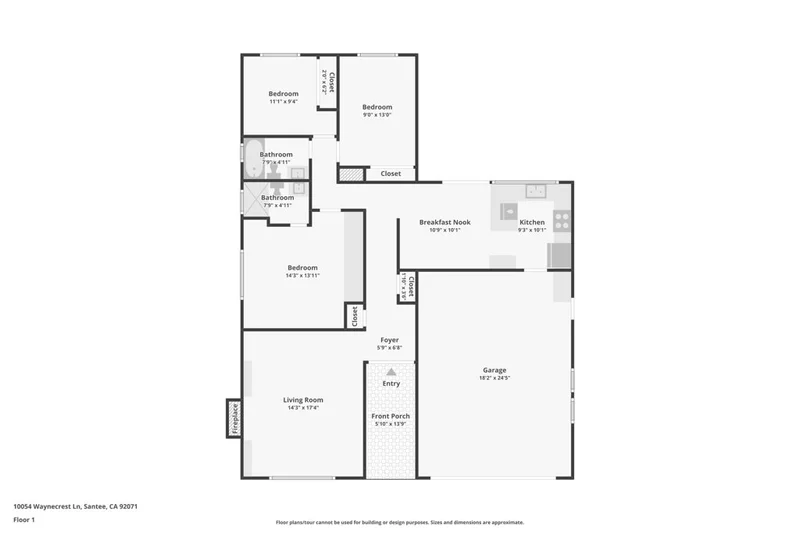 10054 Waynecrest Ln, Santee, CA 92071