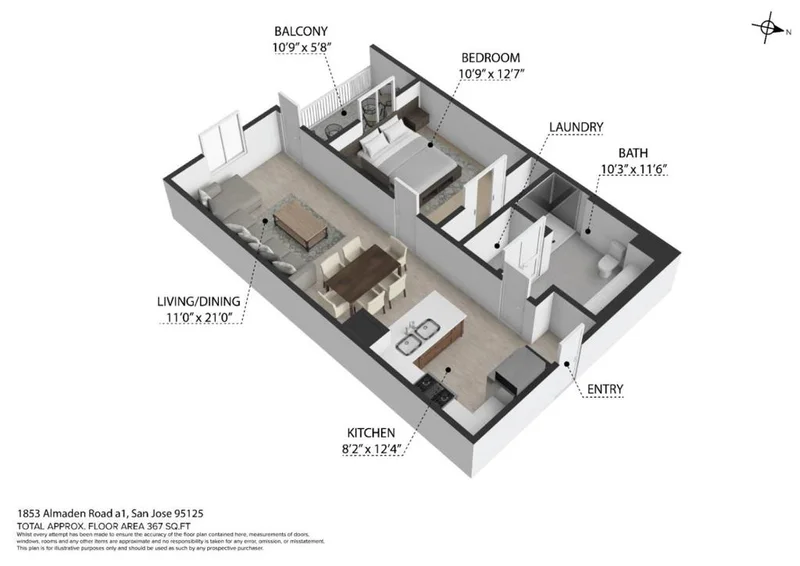 1853 Almaden Road 326, San Jose, CA 95124