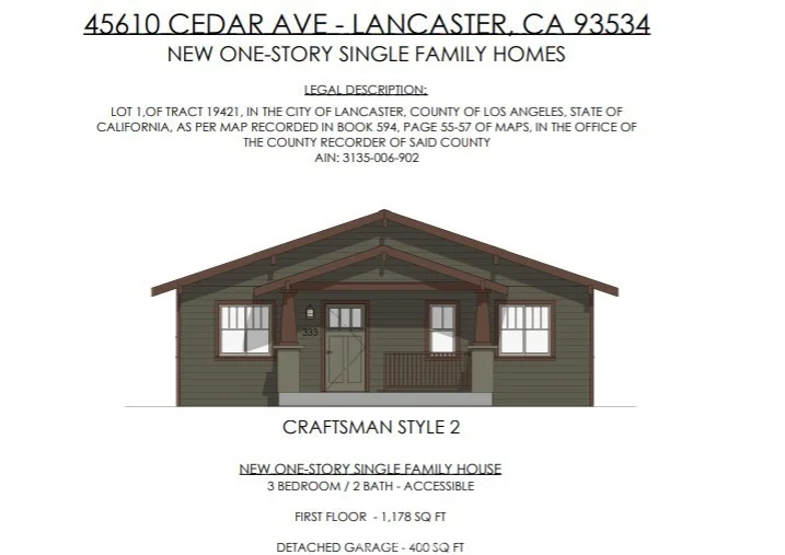 45610 Cedar Avenue, Lancaster, CA 93534